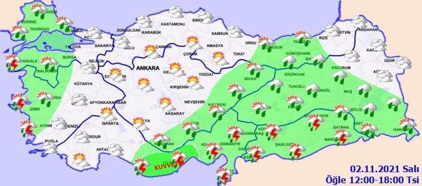 Meteoroloji son dakika kodu ile duyurdu! Sarı ve turuncu uyarılar peş peşe geldi, tehlike radarda görüldü, geliyor, çok kuvvetli...