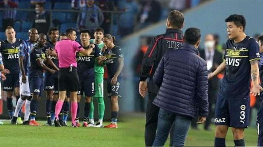 Ali Şansalan Kim Min Jae'ye kırmızı kart gösterdi Güney Kore basını olayı özel haber olarak verdi! 'Fenerbahçe yine...'