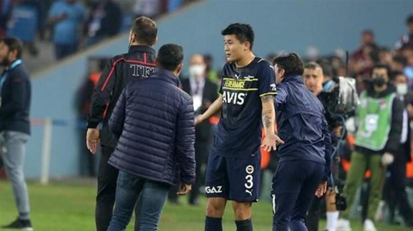 Ali Şansalan Kim Min Jae'ye kırmızı kart gösterdi Güney Kore basını olayı özel haber olarak verdi! 'Fenerbahçe yine...'