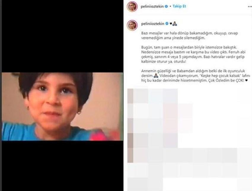 Pelin Öztekin'den duygulandıran paylaşım!