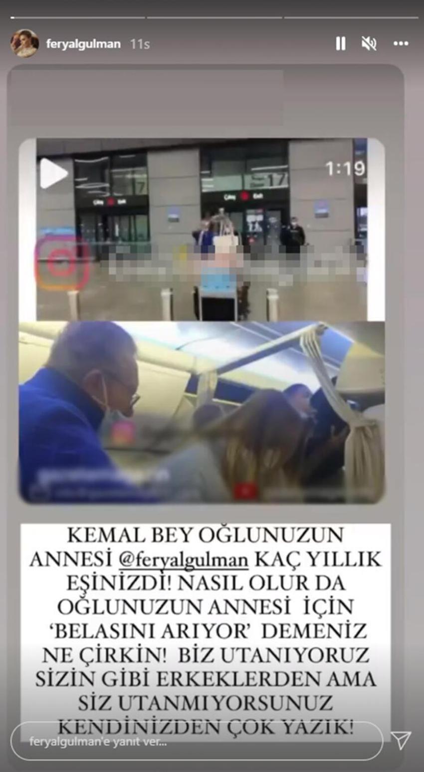 Kemal Gülman'dan boşanma aşamasında olduğu Feryal Gülman'a: Belasını arıyor!