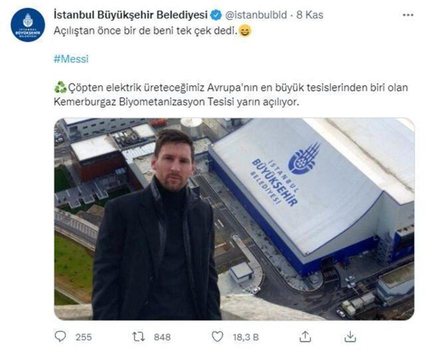 Lionel Messi paylaştı sosyal medyada alay konusu oldu! 