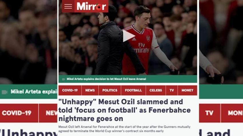 Ali Koç 'Mesut Özil ticari işleri bırakıp futbola odaklanmalı' dedi Avrupa basını sallandı! Ültimatom, 'Acımasız tavsiye'
