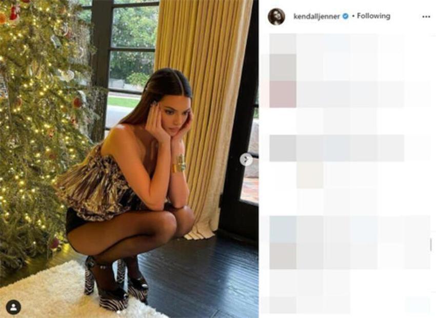 Kendall Jenner cesur kıyafetiyle dikkat çekti!