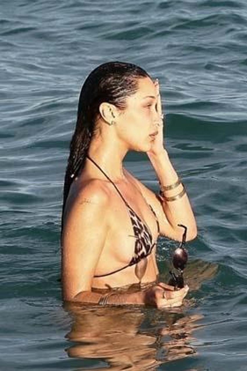 Bella Hadid hayata döndü! Plajda görüntülendi...