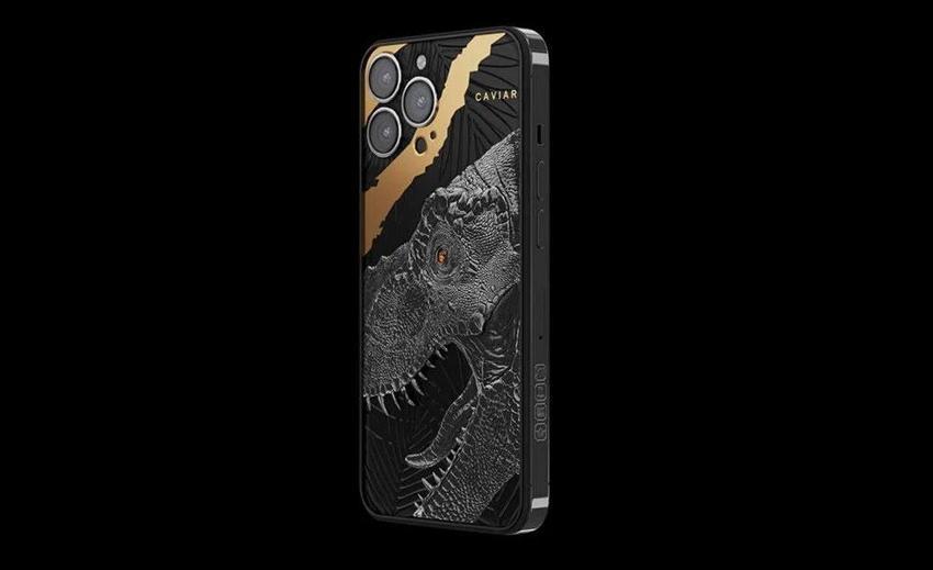 Apple'ın amiral gemisi iPhone 13 Pro Max yeniden tasarlandı! T-rex dişi kullanıldı: Düşmana korku salmak için...