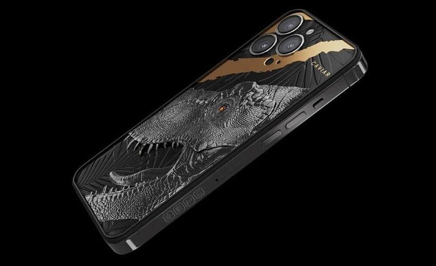 Apple'ın amiral gemisi iPhone 13 Pro Max yeniden tasarlandı! T-rex dişi kullanıldı: Düşmana korku salmak için...