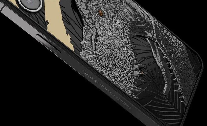 Apple'ın amiral gemisi iPhone 13 Pro Max yeniden tasarlandı! T-rex dişi kullanıldı: Düşmana korku salmak için...