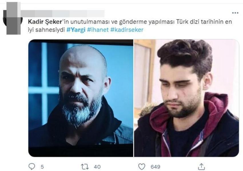 'Yargı' dizisinde Kadir Şeker sahnesi sosyal medyada gündem oldu!