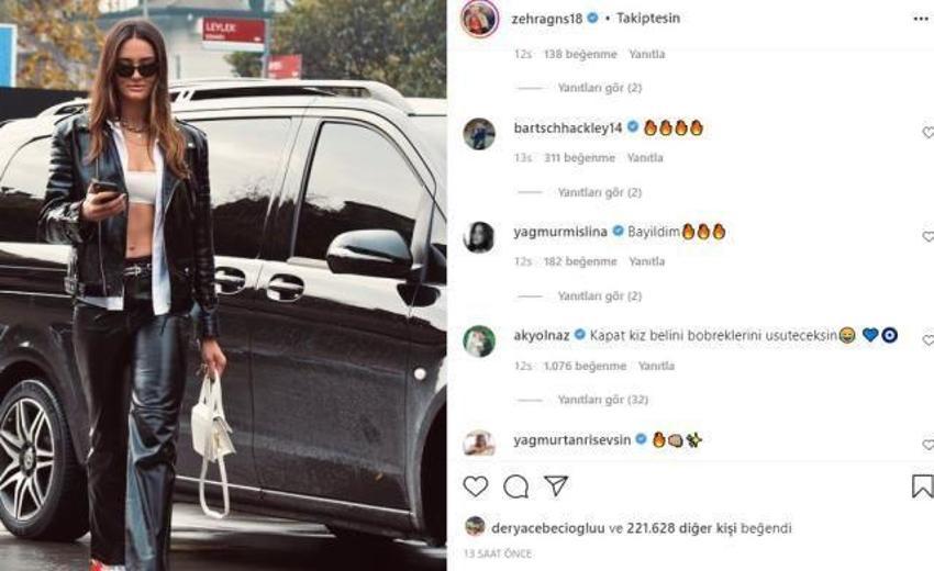 Ünlü voleybolcu Zehra Güneş pozlarıyla sosyal medyayı salladı! 'Böbreklerini üşüteceksin'