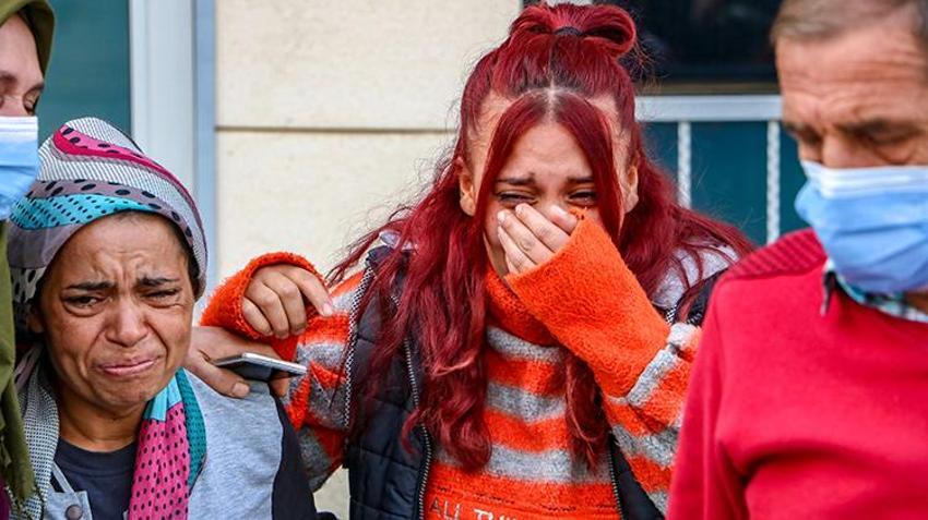 3 aylık bebeğinin cenazesini görünce gözyaşına boğuldu