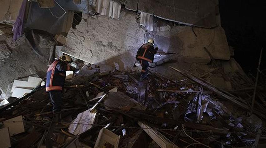 Ankara'da 3 katlı binada patlama sonrası göçük meydana geldi: Çok sayıda yaralı var