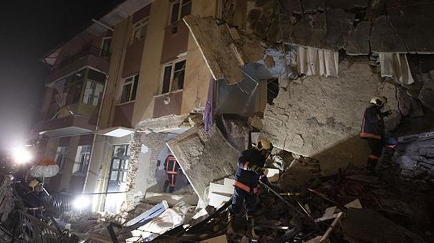 Ankara'da 3 katlı binada patlama sonrası göçük meydana geldi: Çok sayıda yaralı var