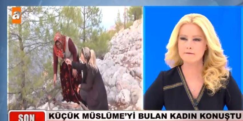 Müslüme'yi bulan kadın çoban canlı yayında konuştu! 'Kıyafetleri üzerinde değildi'