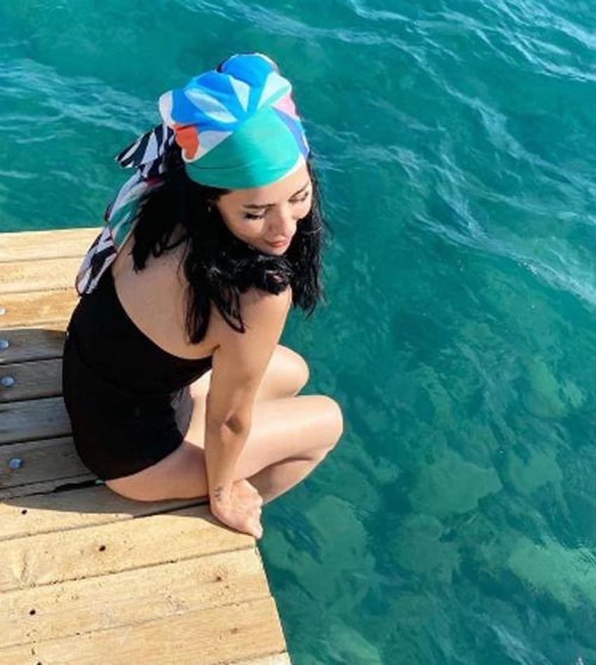 Ayşegül Doğan'dan yeni poz! Estetik harikası...