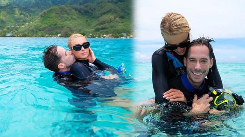 Paris Hilton ile Carter Reum'dan aşk pozları!