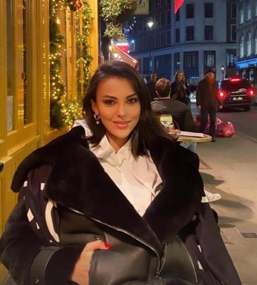 Tuvana Türkay'ın Londra pozu dikkat çekti!