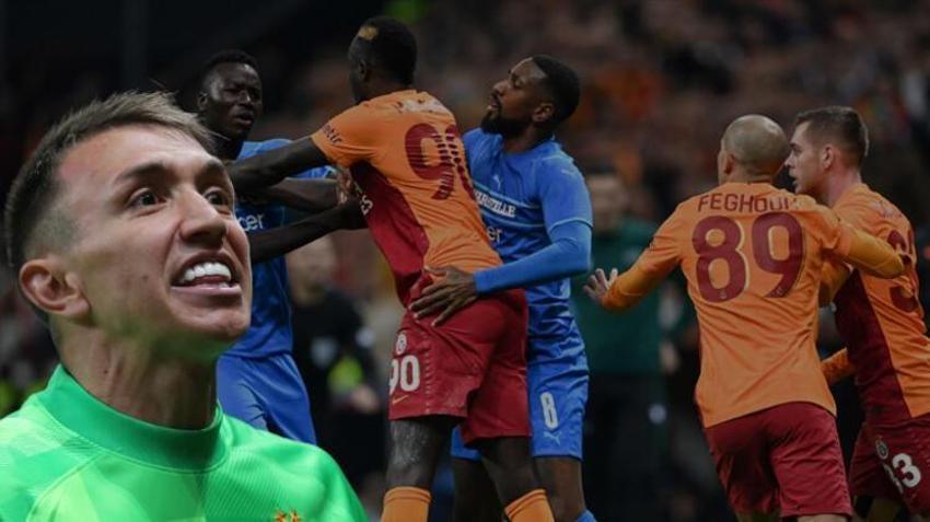Galatasaray Marsilya'yı 4 golle geçti Muslera ve Diagne çıldırdı! Eğer Feghouli devreye girmeseydi olaylar alev alacatı
