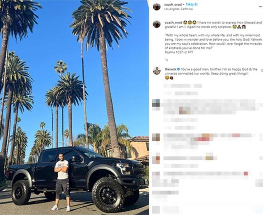 Dwayne Johnson hayranına kendi aracını hediye etti! 'Daha iyisine layıksın'