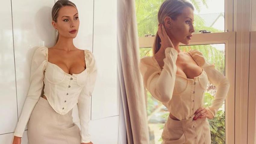 İstanbul'a gelen Chloe Loughnan son fotoğrafıyla olay yarattı!