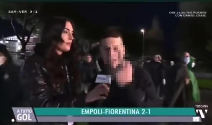 Maç sonunda mide bulandıran olay! Kadın spikere taciz...