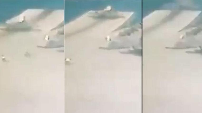 İngiltere'yi çıldırtan 16 saniyelik görüntü! 130 milyon dolarlık F-35 böyle düştü...