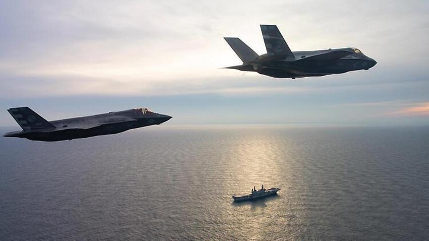 İngiltere'yi çıldırtan 16 saniyelik görüntü! 130 milyon dolarlık F-35 böyle düştü...