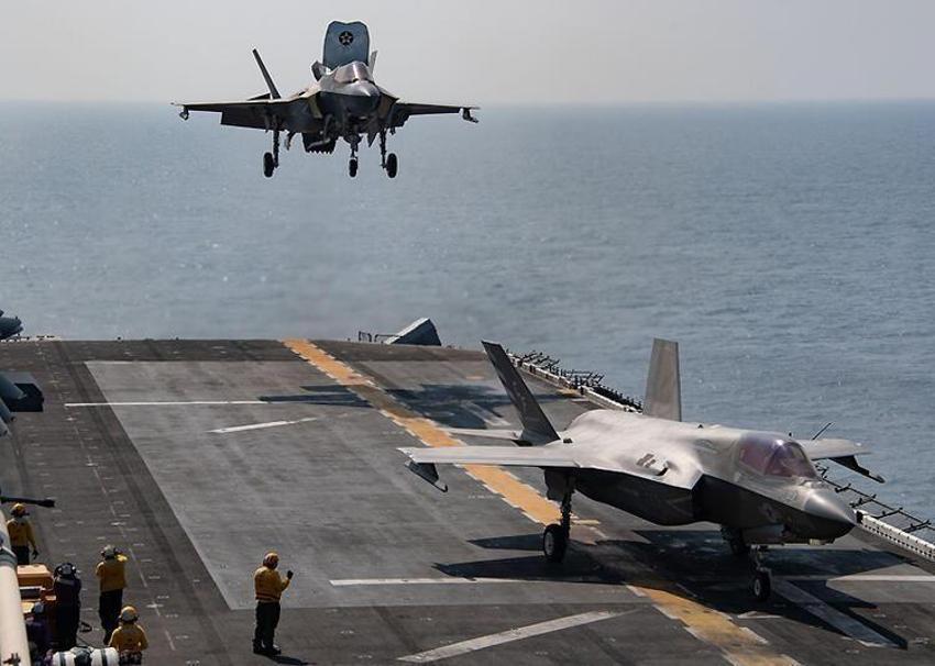 İngiltere'yi çıldırtan 16 saniyelik görüntü! 130 milyon dolarlık F-35 böyle düştü...