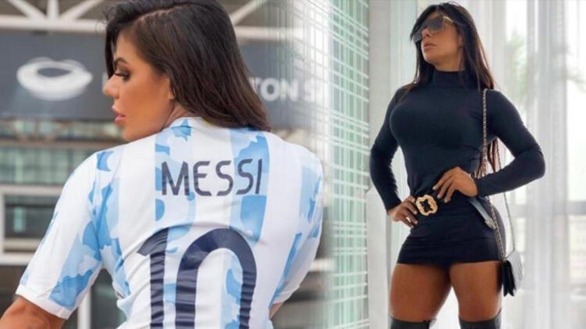 Ünlü model Messi için soyunacak!