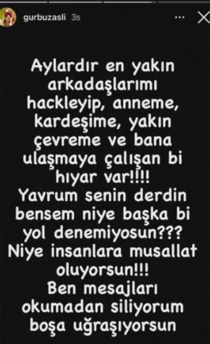 Aslıhan Gürbüz çileden çıktı! 'Yavrum senin derdin bensem...'