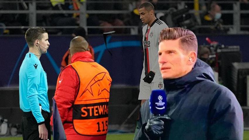 Dün geceki skandal hakem kararına Mario Gomez bile isyan etti! 'Patron benim...'