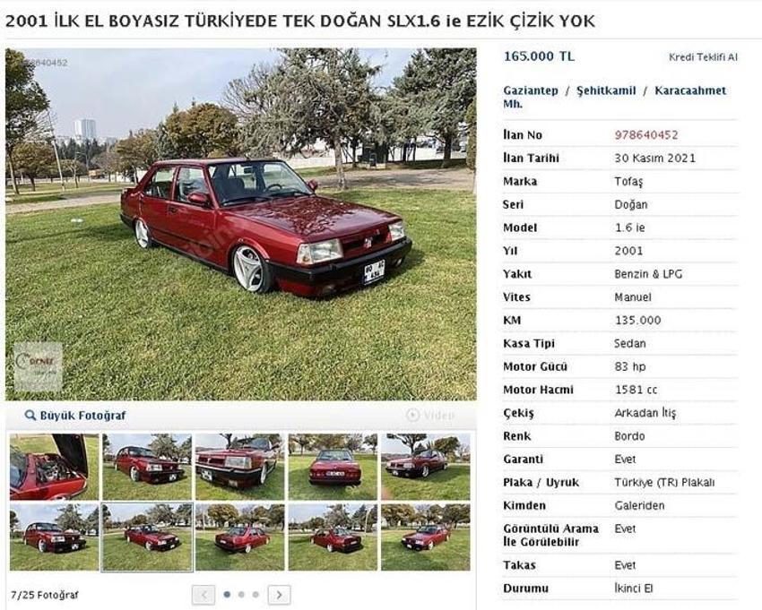2001 model Tofaş'ın fiyatı şaşkına çevirdi! 130 bin lira teklif ettiler ama vermedi, telefonları susmuyor...