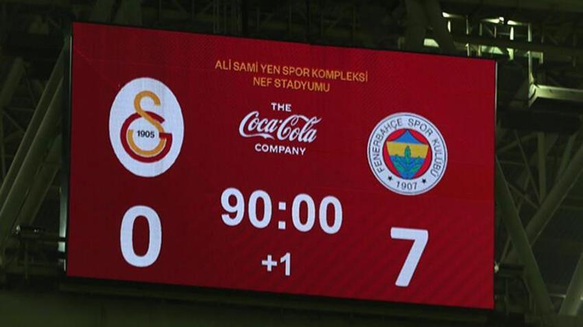 Fenerbahçe - Galatasaray derbisinde 7-0'lık skorun yankıları sürüyor! Dostluk maçında 7 atılır mı?