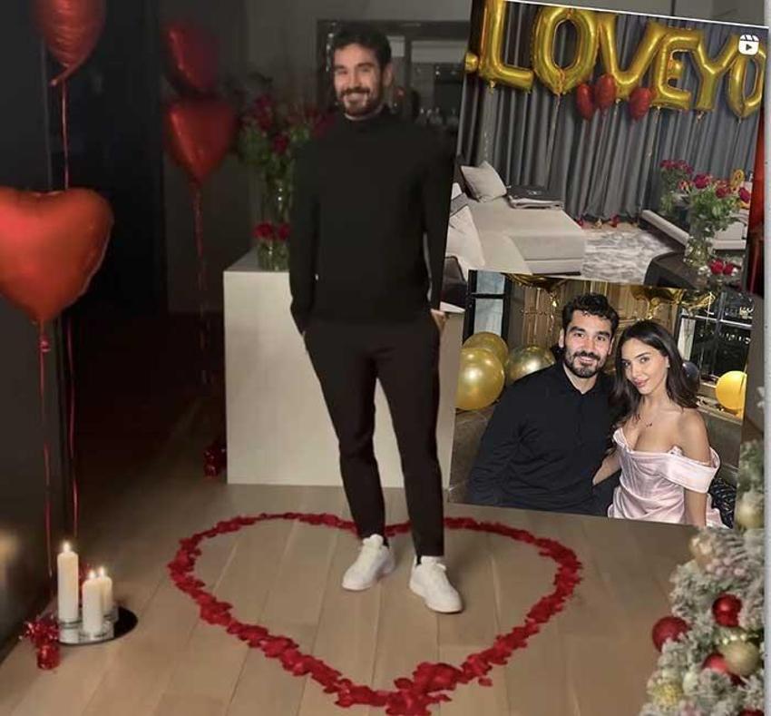 İlkay Gündoğan, model sevgilisi Sara Arfaoui'ye evlilik teklifi etti!