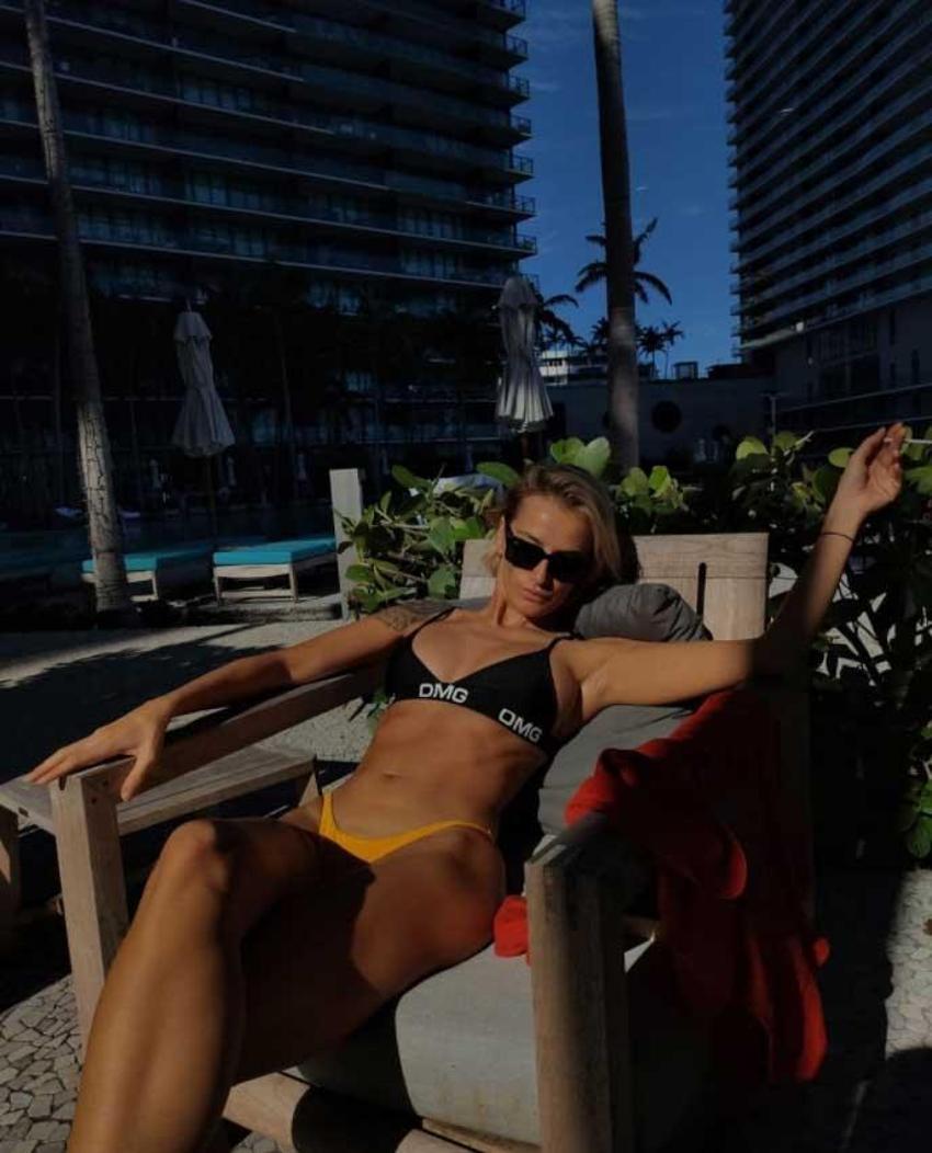 Didem Soydan, Miami tatilinden mest eden kareler paylaştı