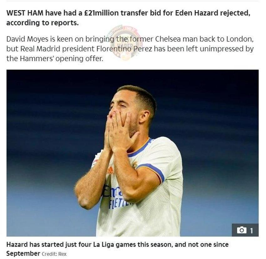 Fenerbahçe'ye söz vermişti! Real Madrid'den şok Eden Hazard yanıtı...