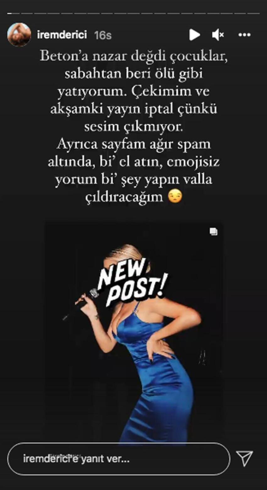 İrem ⁬Derici kıyafetiyle dikkat çekti! 'Maşallah zebra gibiyim'