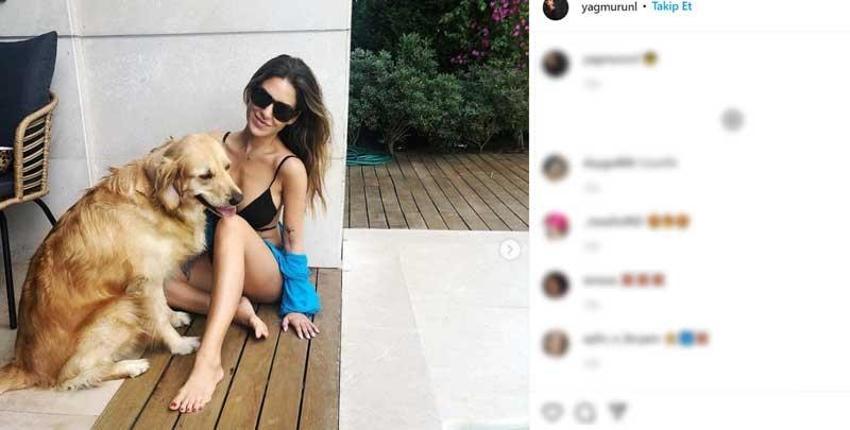 Türkan Şoray'ın kızı Yağmur Ünal'dan gecelikli 'aşk' paylaşımı