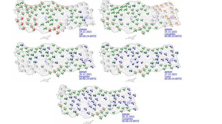 Kar geliyor! Meteoroloji son dakika duyurdu! 'Sarı' alarm verildi, günlerce sürecek! İstanbul, Ankara dahil birçok ilde...