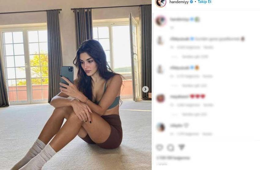 Hande Erçel'den heyecanlandıran paylaşım