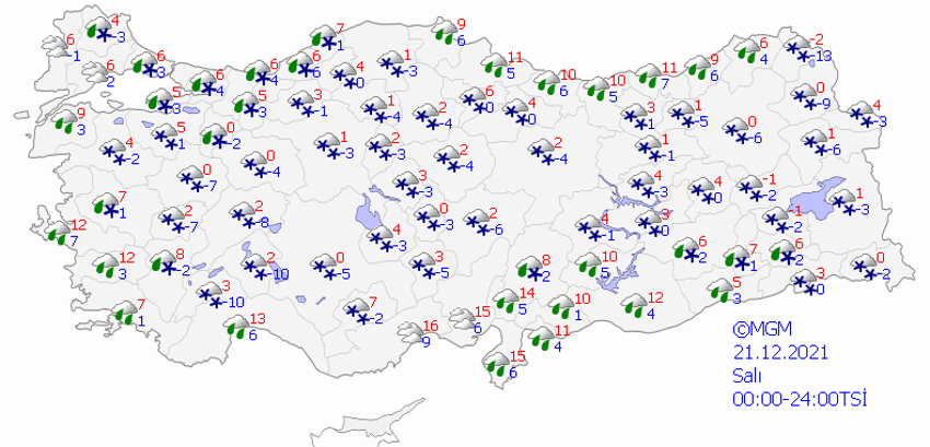 Meteoroloji'den flaş kar uyarısı! Donacağız! Çok yoğun olacak, yarın başlıyor günlerce sürecek ve...
