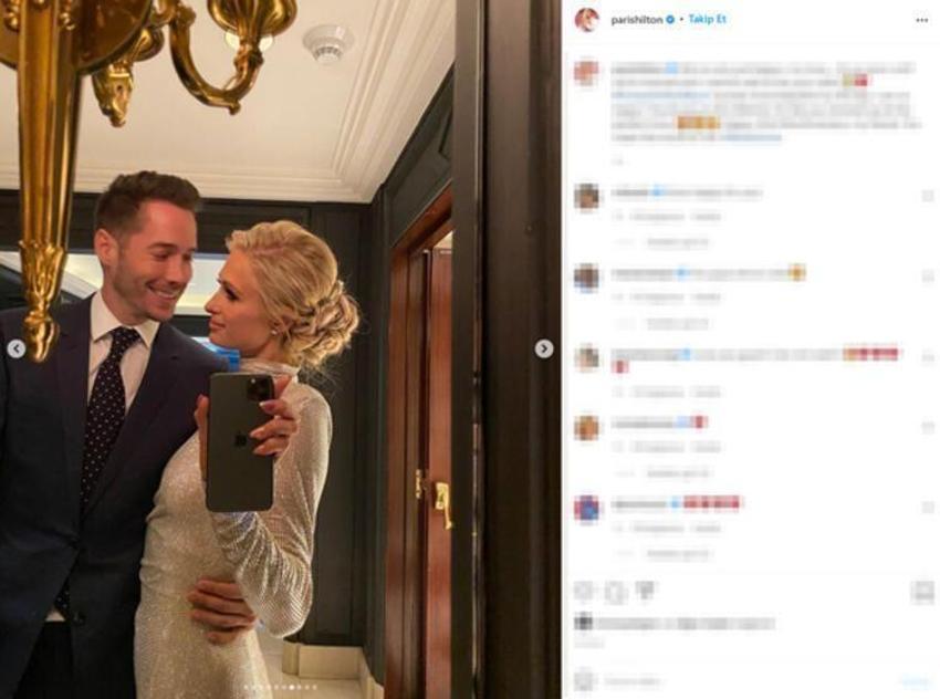 Paris Hilton, eşi Carter Reum'la balayının tadını çıkarıyor