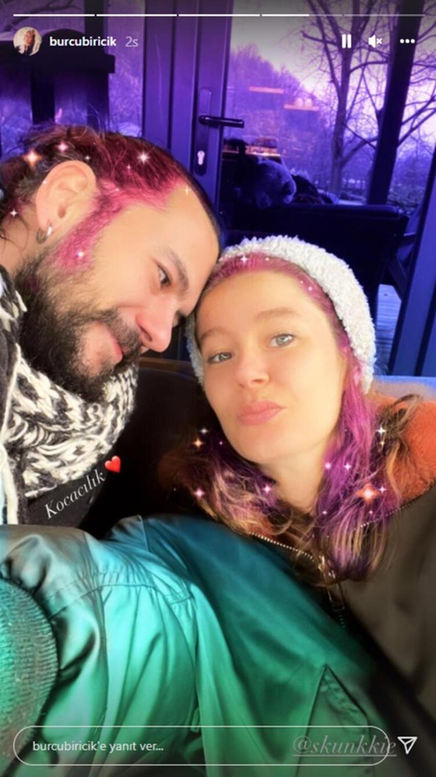 Burcu Biricik'ten 'kocacılık' paylaşımı! Kullandığı filtre dikkat çekti