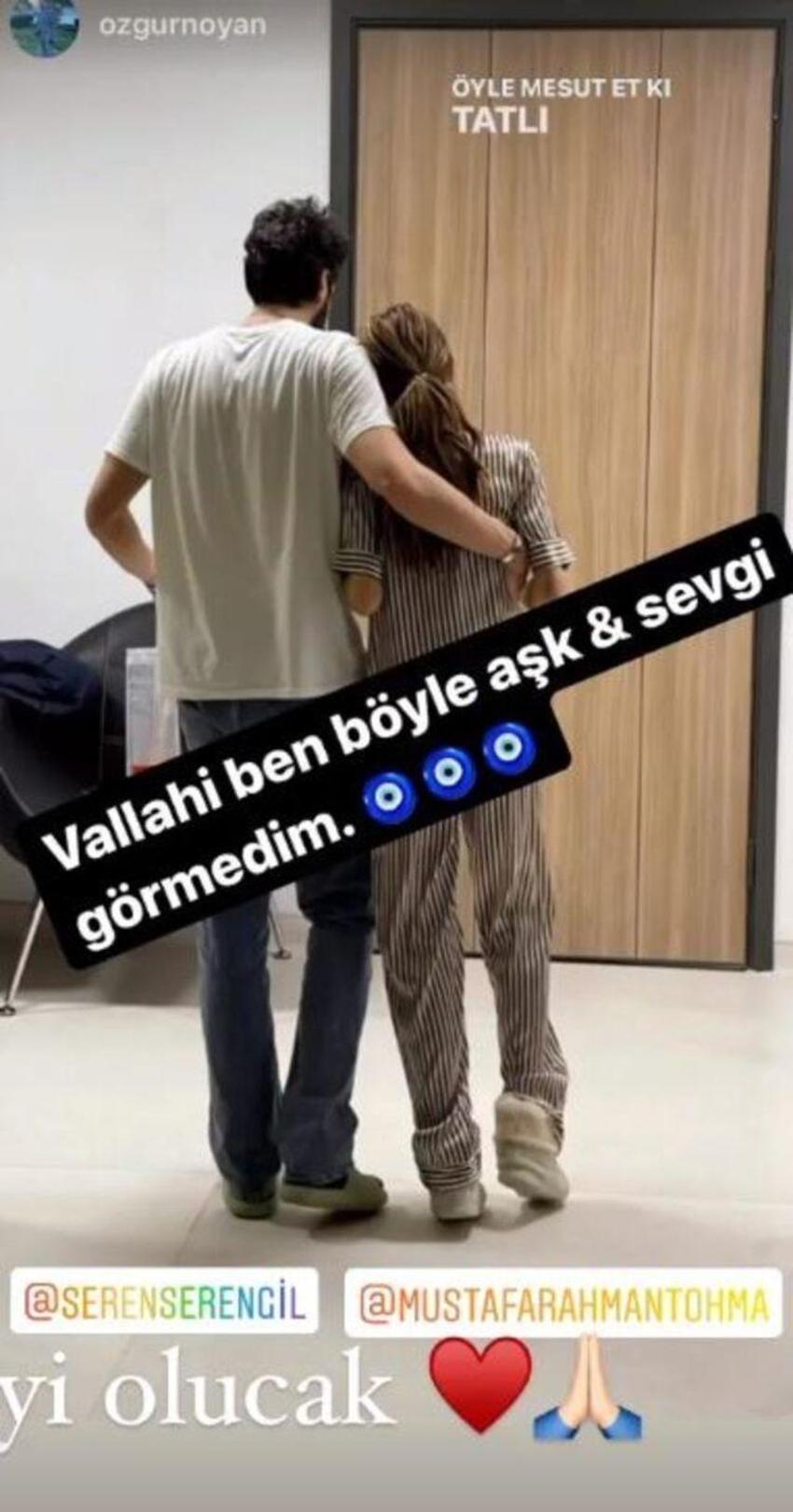 Seren Serengil'in son halini paylaştı! 'Ben böyle aşk görmedim'