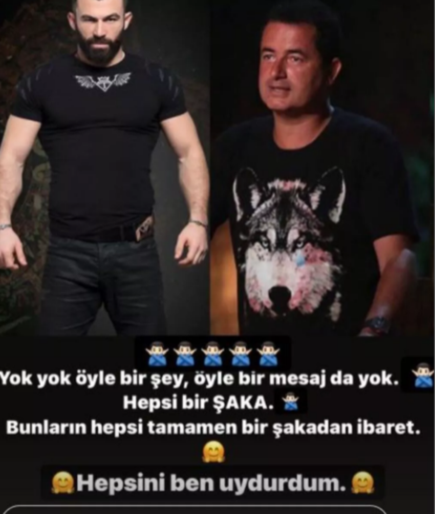 Turabi Acun Ilıcalı'ya meydan okudu! Sonra geri adım attı