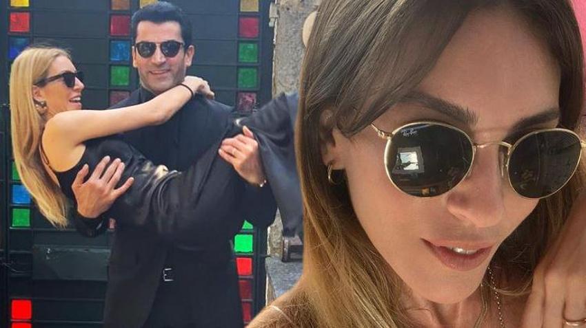 Sinem Kobal sırt dekolteli elbisesiyle büyüledi!