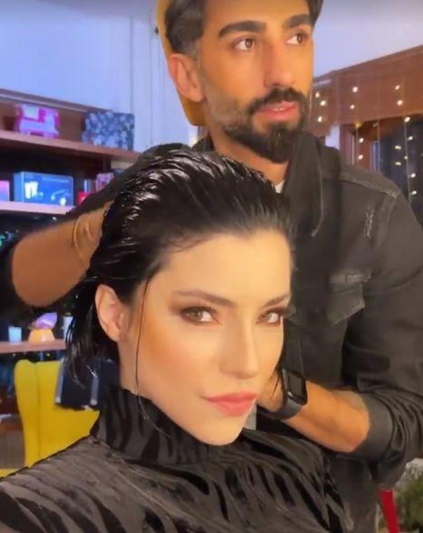 Merve Boluğur'dan iddialı pozlar! 'Akşama hazırlık'