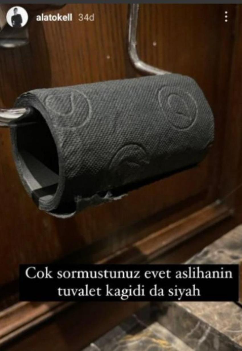 Aslıhan Doğan'ın 'siyah tuvalet kağıdı' sevdası! Yurt dışından getirtiyormuş, fiyatı...