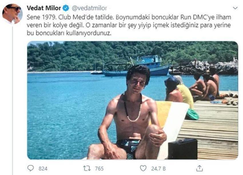 Vedat Milor'dan kızıyla çekildiği fotoğrafa yorum yapan takipçisine jet yanıt