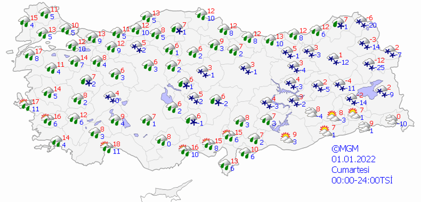 Son dakika kar uyarısı! Meteoroloji duyurdu, MGM onlarca kent için alarm verdi, çok kuvvetli olacak, günlerce...